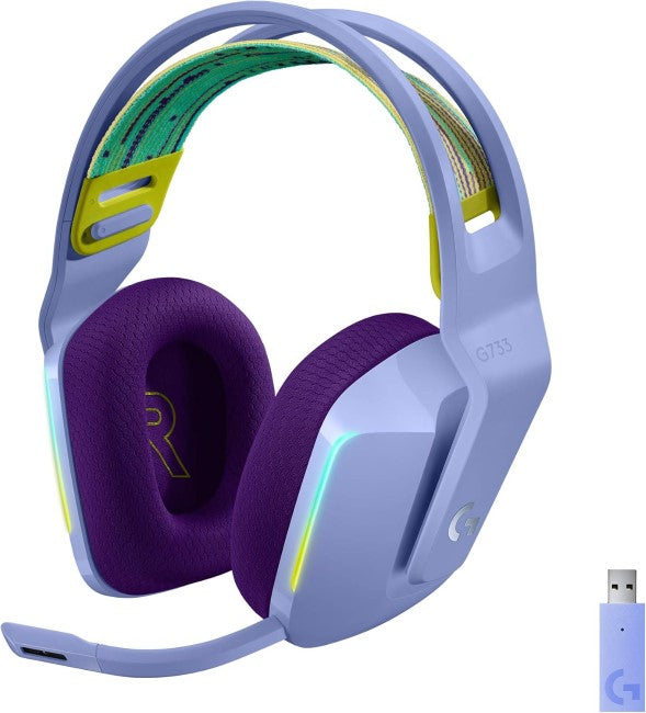 Logitech G733 LIGHTSPEED Wireless Gaming Headset Lilac